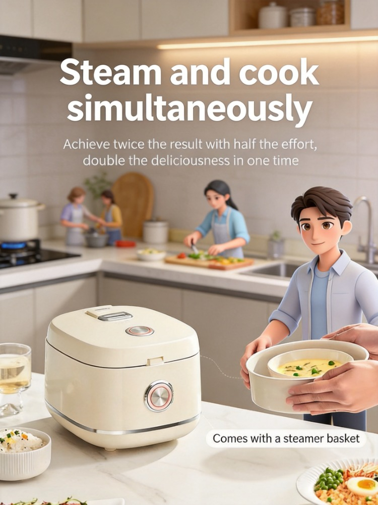 Baby Food Stew - 30N1.2 Household Rice Cooker, Multifunctional 0-Coated