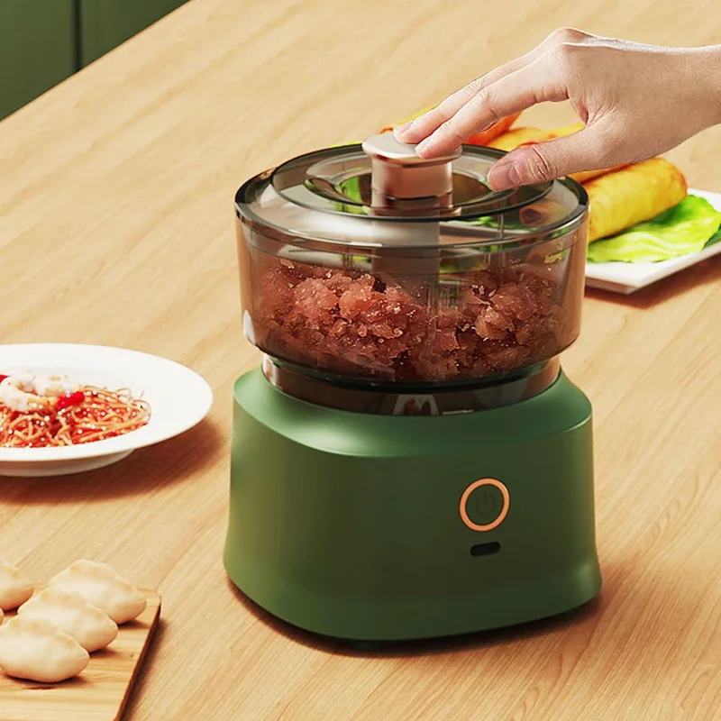 Baby Food Vegetable - Mini Meat Grinder Electric Garlic Masher
