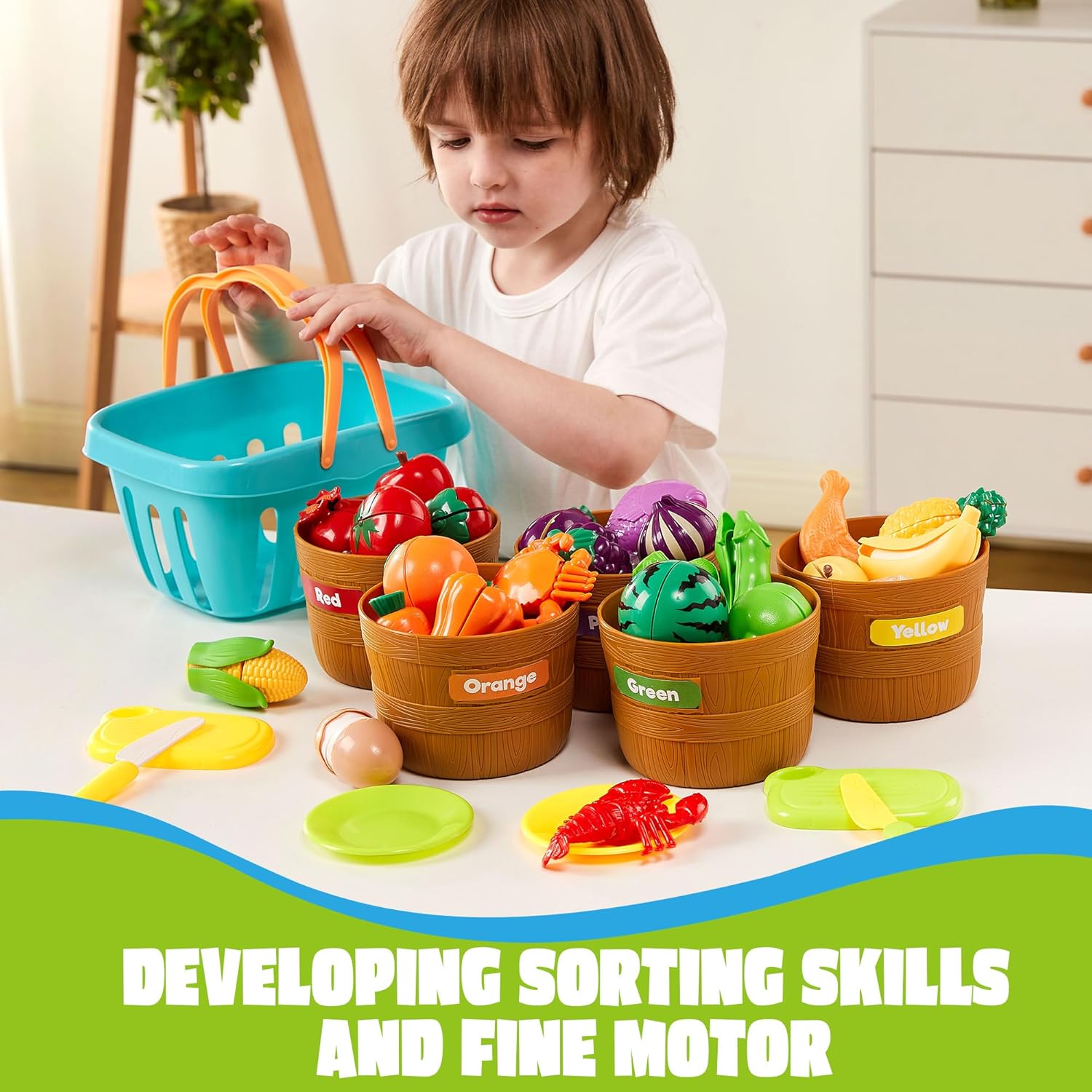 Baby Food Vegetable - Simulation Kitchen Pretend Play Food Toy