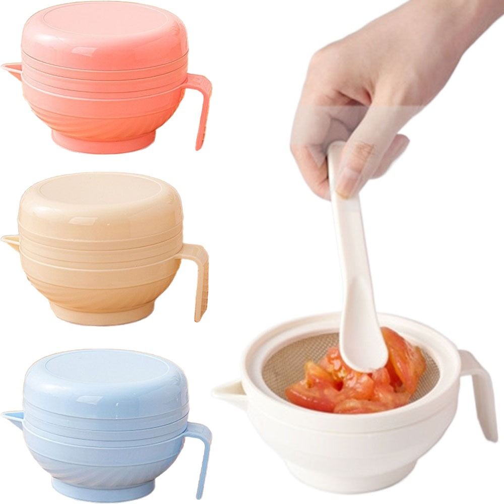 Baby Food Grinding Bowl - 7Pcs Portable Food Grinding Bowl Set