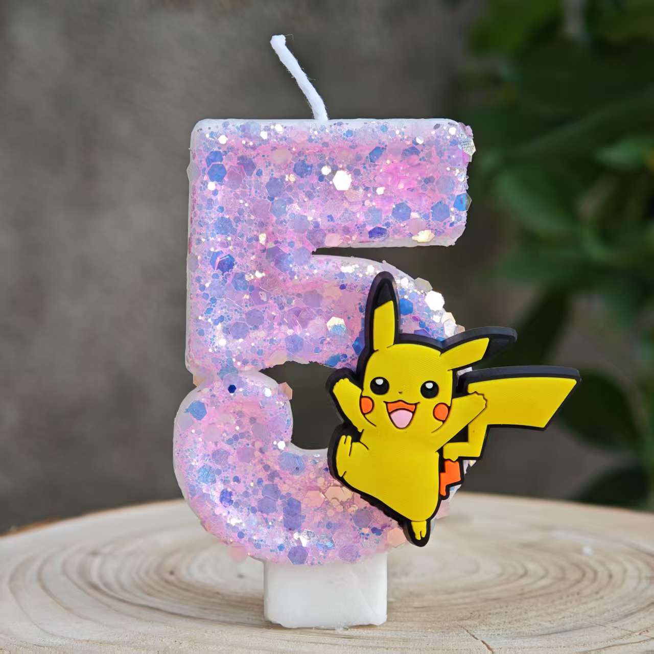 Baby Food Kids - Pikachu Pokémon Candles 0-9 Number Cake