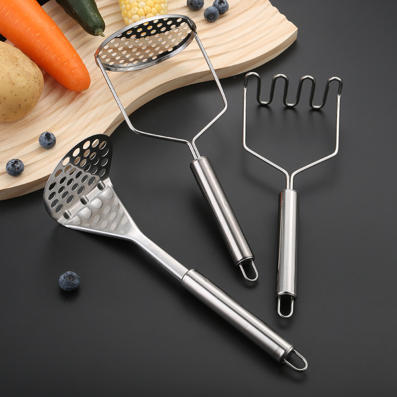 Baby Food Vegetable - Stainless Steel Potato Masher Manual Fruit