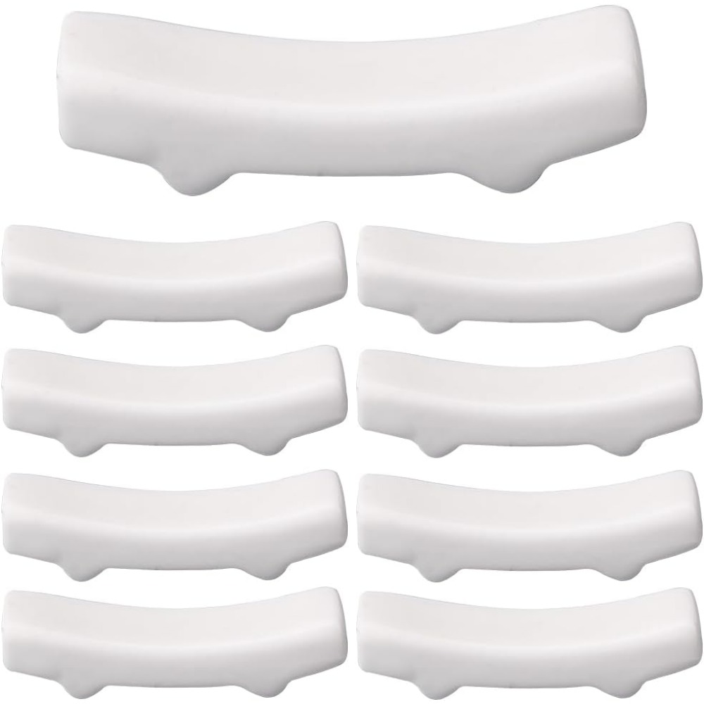 Weaning Spoon Set - 12Pcs Chopstick Rest White Japanese Porcelain