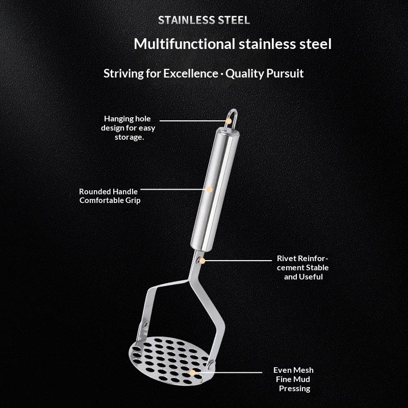Stainless Steel Potato Masher  - Baby Food Vegetable recension och pris