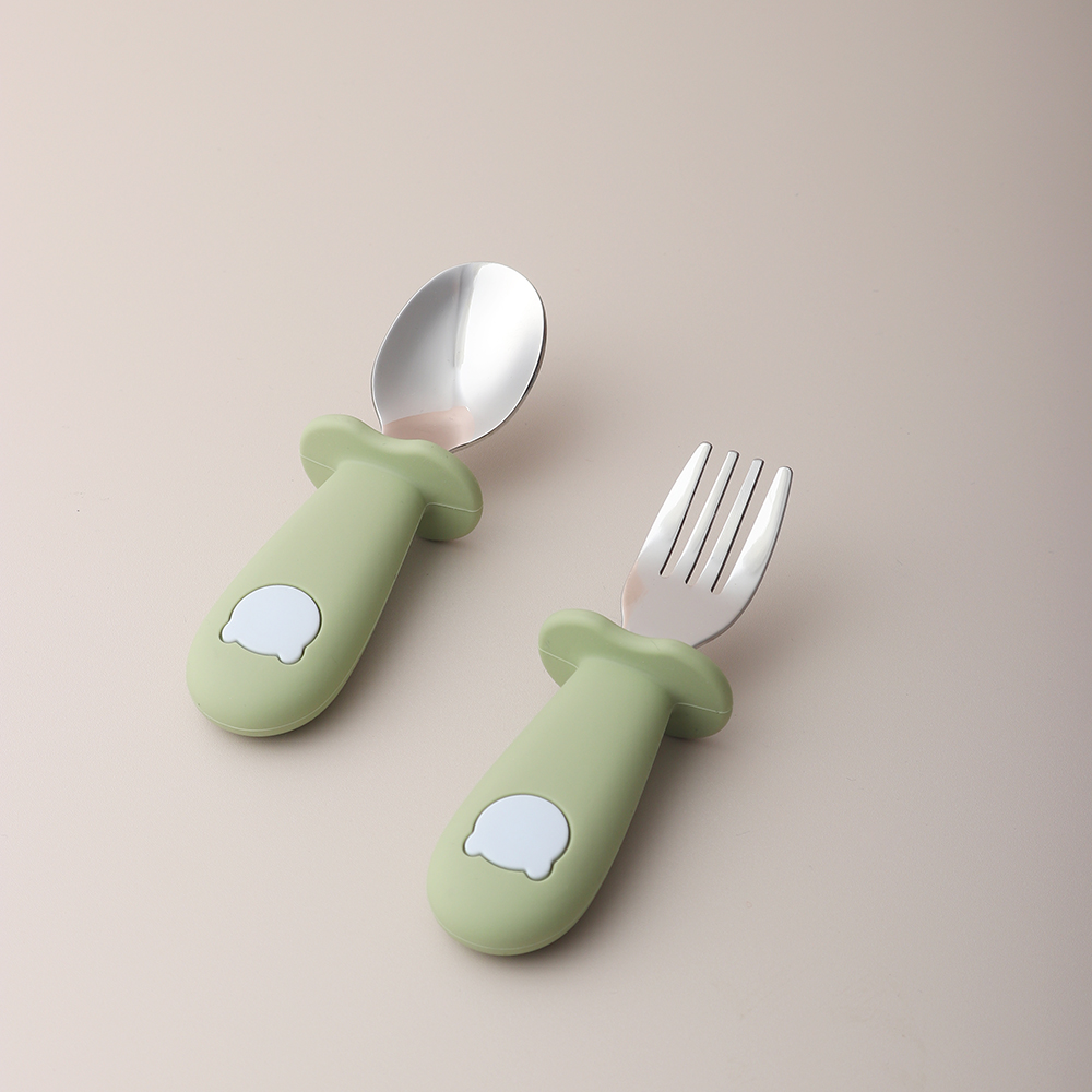 Baby Panda Shape Silicone Spoo - Weaning Spoon Set recension och pris