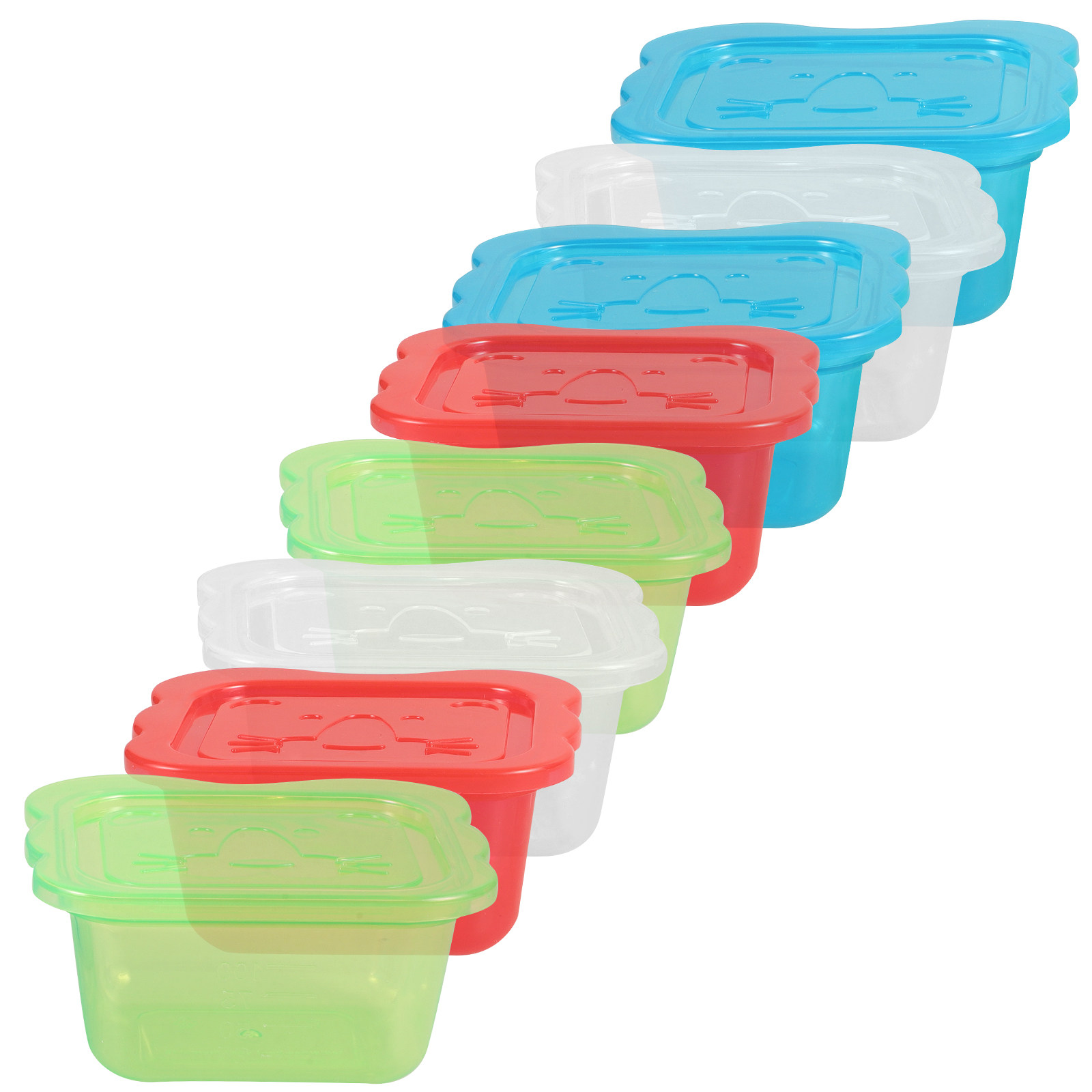 8Pcs Baby Food Storage Boxes C - Baby Food Vegetable recension och pris