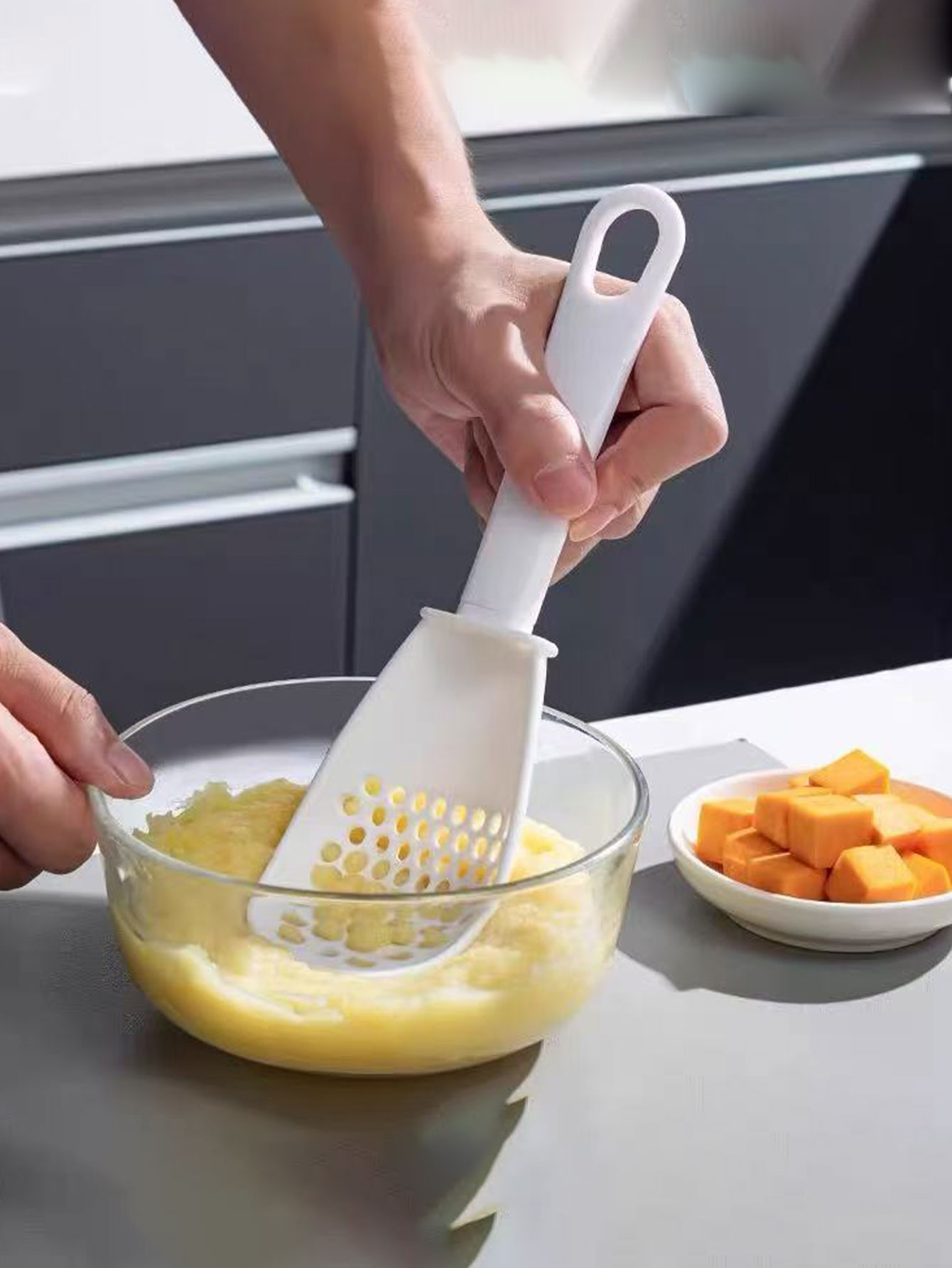 Multifunctional Cooking Spoon, - Baby Food Strainer recension och pris