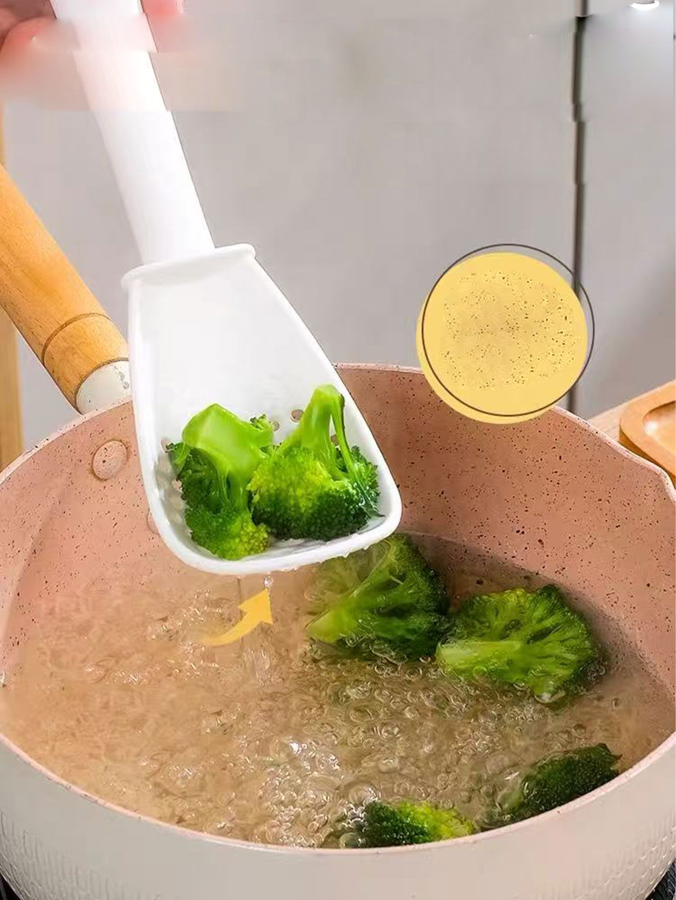 Multifunctional Cooking Spoon, - Baby Food Strainer recension och pris