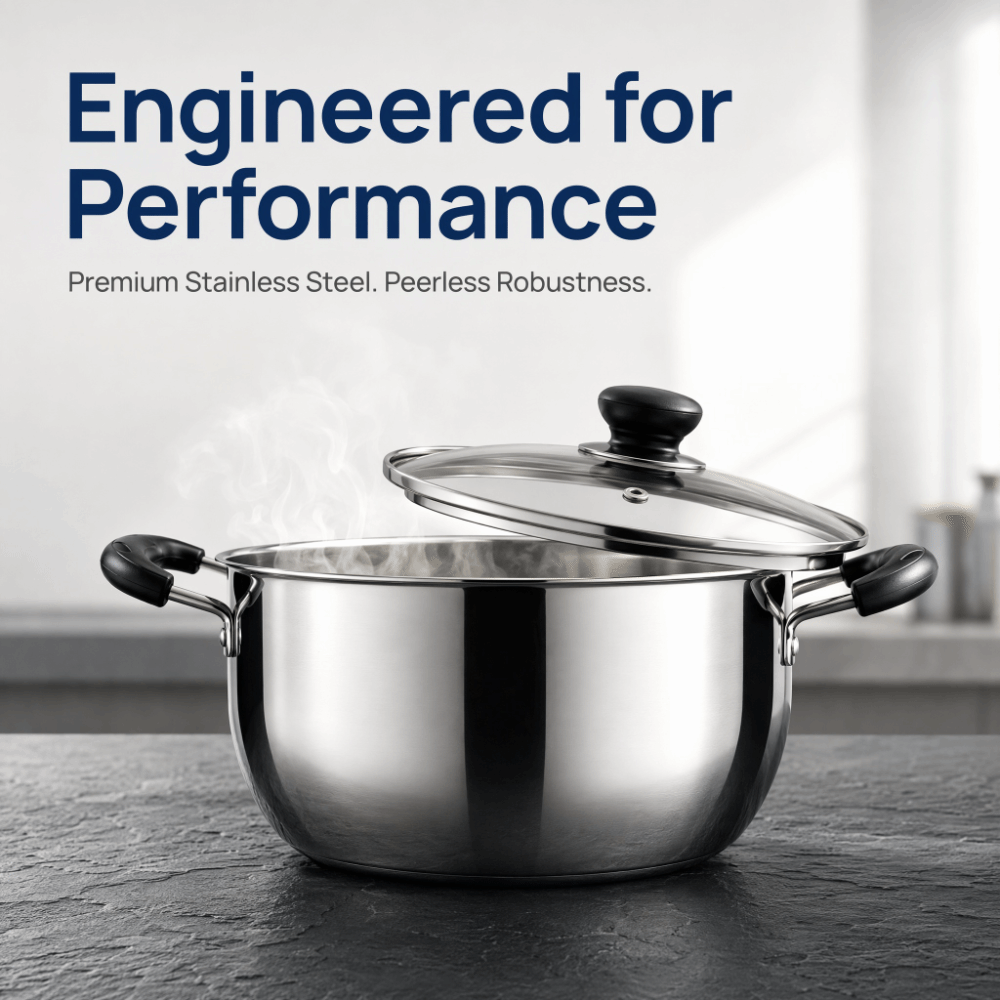 Stainless Steel Stock Pot Deep - Baby Food Stew recension och pris