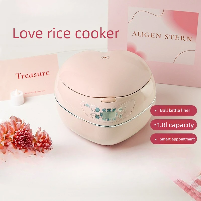 Pink 1.8L 300w Heart-shaped Ri - Baby Food Stew recension och pris