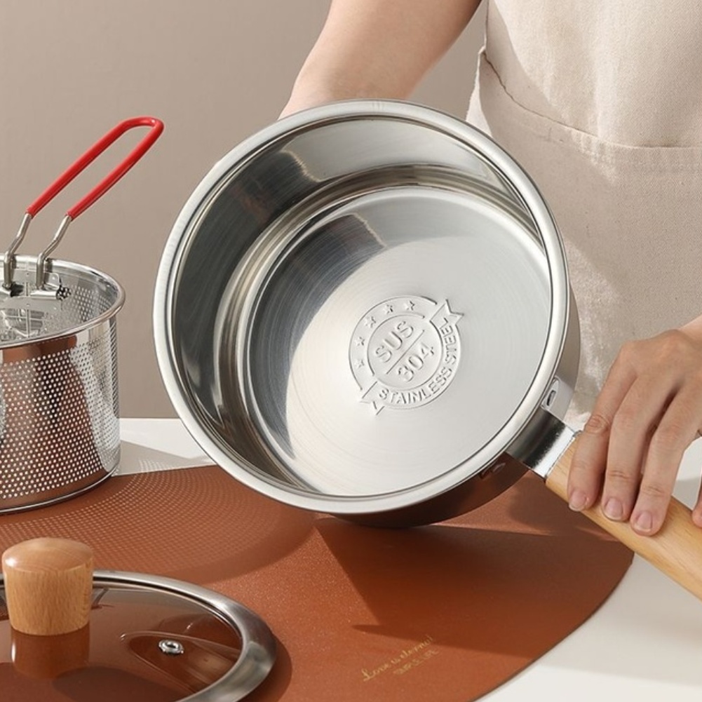 Stainless Steel Deep Fry Pot 2 - Baby Food Strainer recension och pris