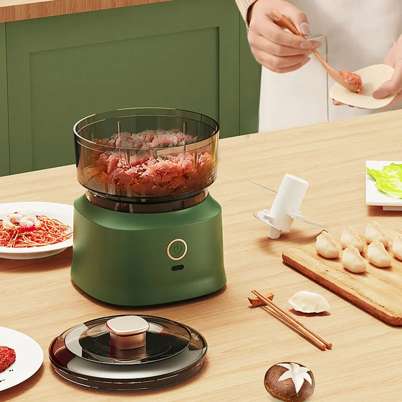 Mini Meat Grinder Electric Gar - Baby Food Vegetable recension och pris