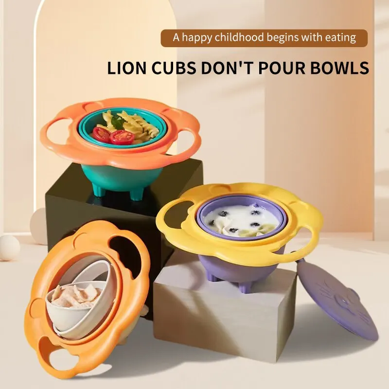 Baby Gyro Bowl Practical Desig - Baby Food Grinding Bowl recension och pris