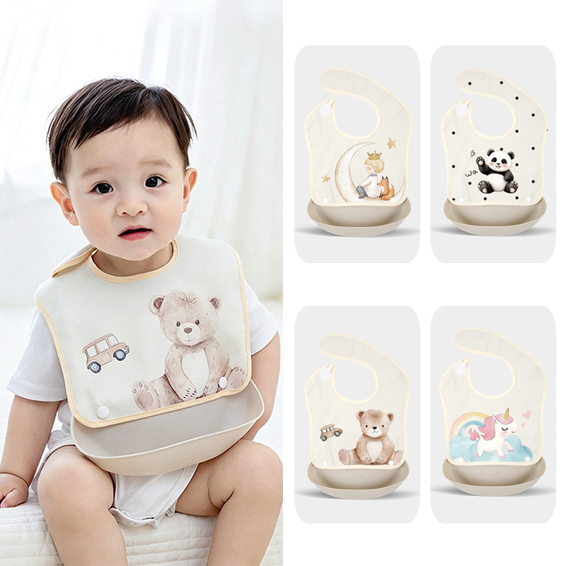 Baby Detachable Feeding Bib Wa - Baby Food Eating recension och pris