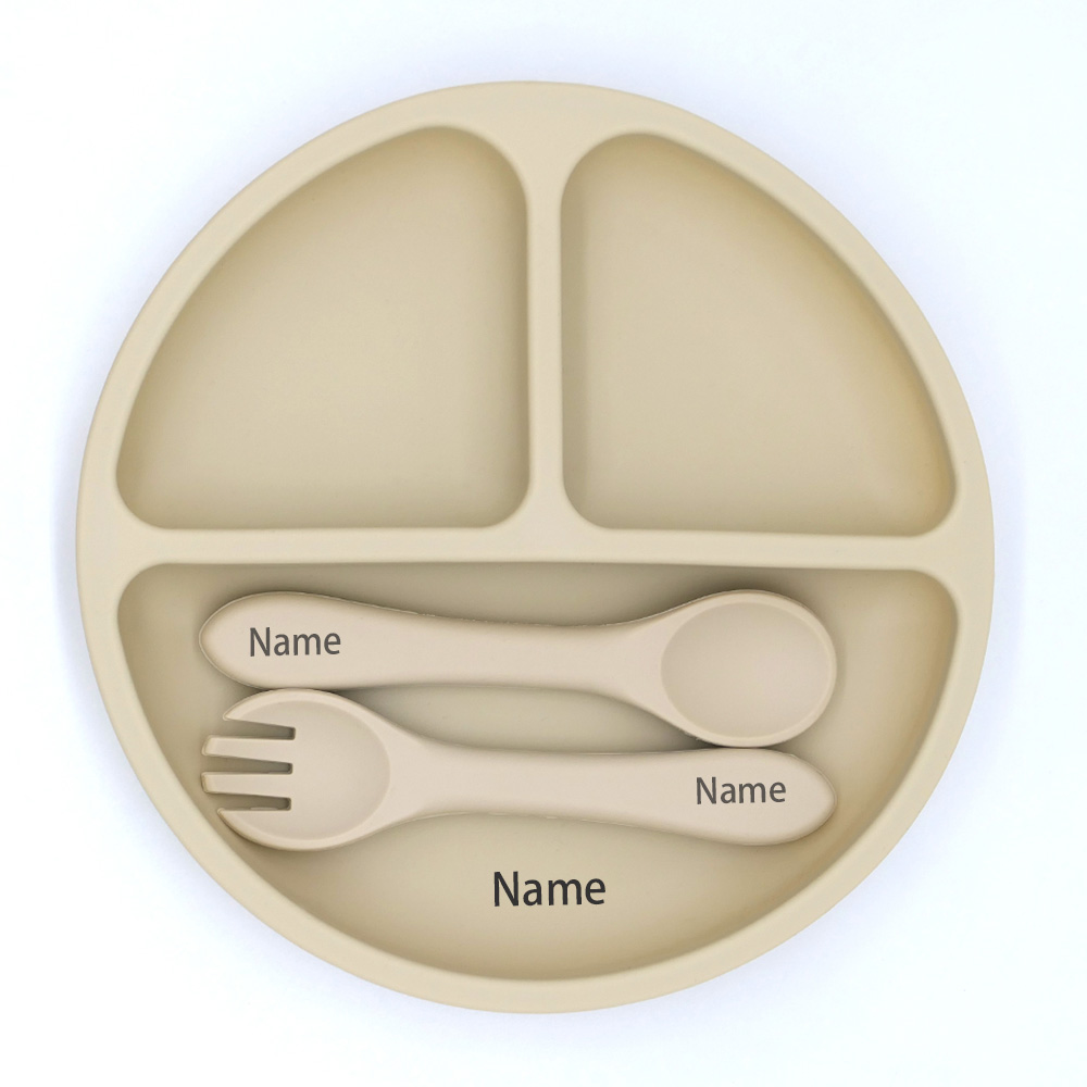 Free Name Printing Silicone Ch - Weaning Spoon Set recension och pris