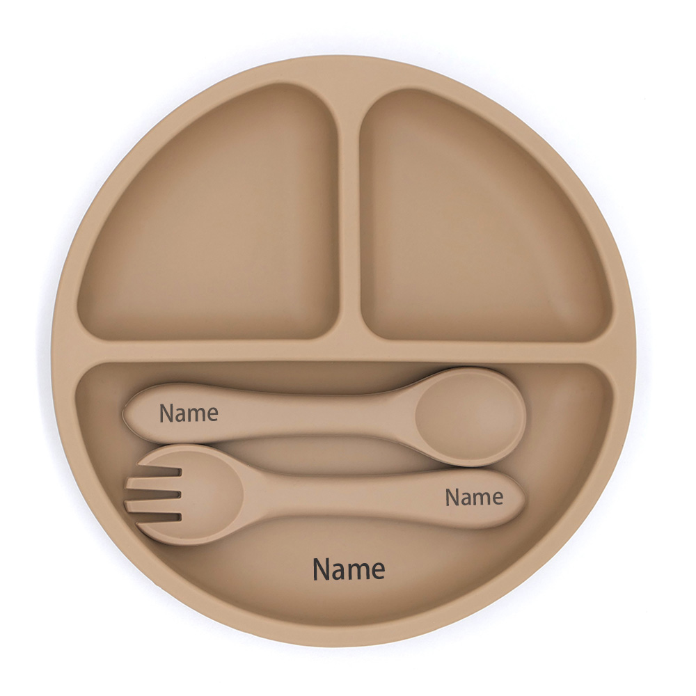 Free Name Printing Silicone Ch - Weaning Spoon Set recension och pris