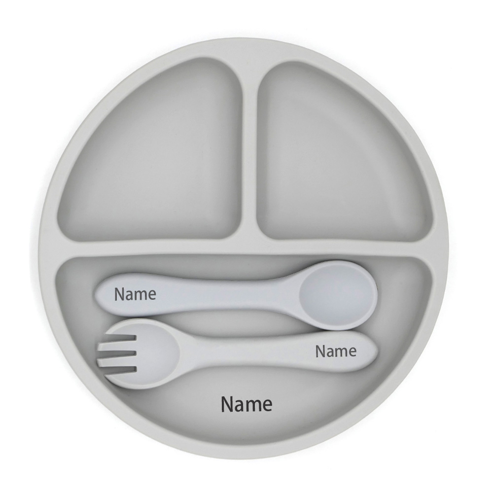 Free Name Printing Silicone Ch - Weaning Spoon Set recension och pris