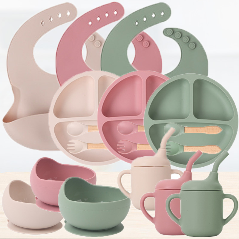 Children's silicone tableware  - Weaning Spoon Set recension och pris
