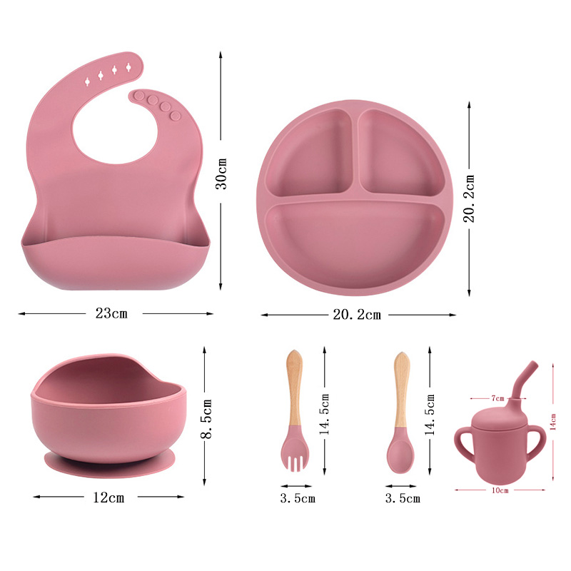 Children's silicone tableware  - Weaning Spoon Set recension och pris