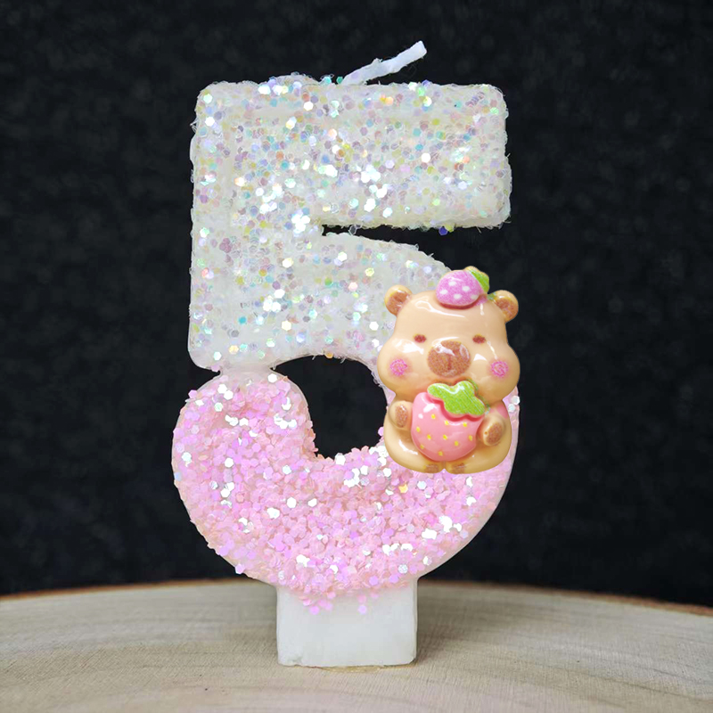 New Capybara Candles Cake Deco - Baby Food Kids recension och pris
