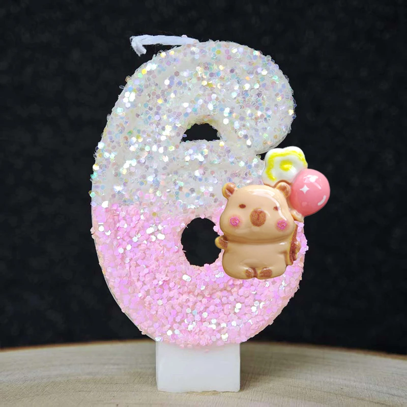 New Capybara Candles Cake Deco - Baby Food Kids recension och pris