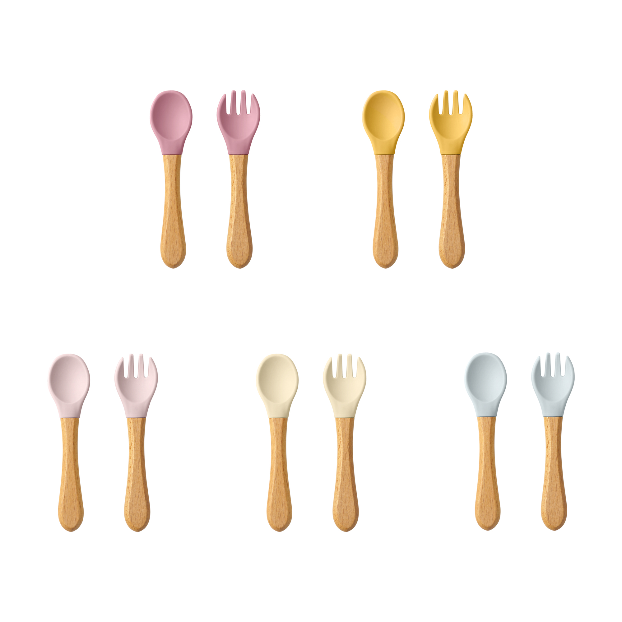 Mamaplan Silicone Baby Spoon F - Weaning Spoon Set recension och pris