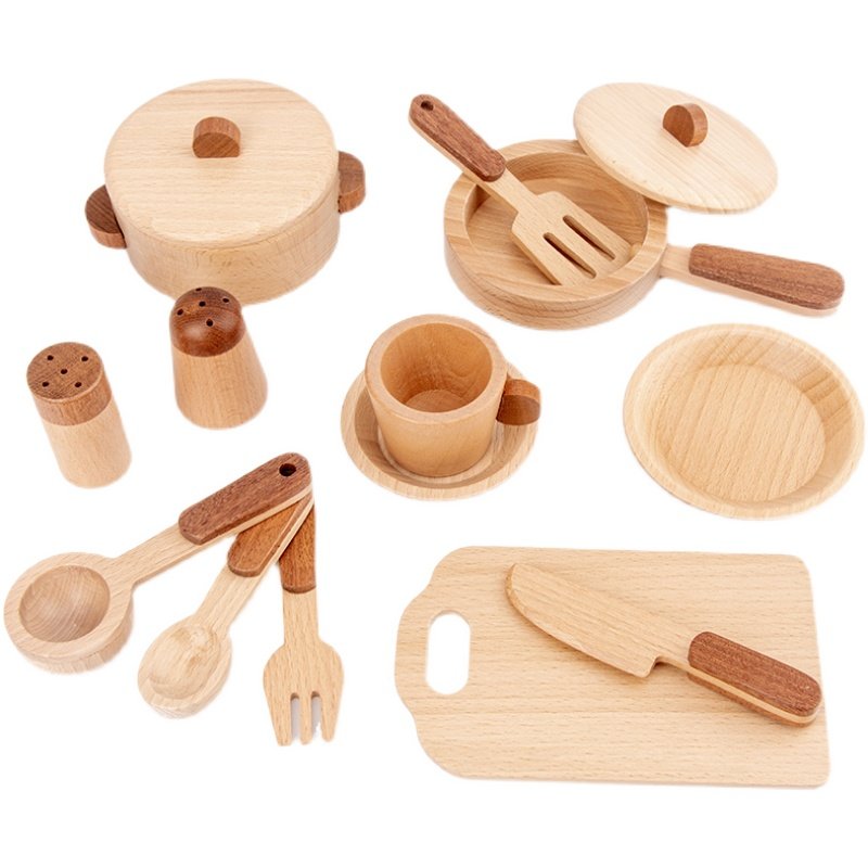 Maoduo Toys Beech Wooden Kids  - Baby Food Toy recension och pris