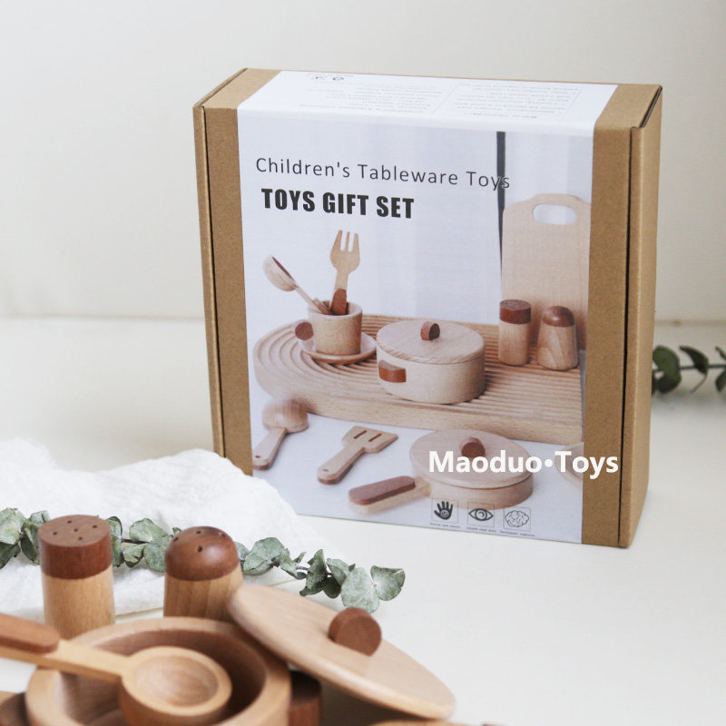 Maoduo Toys Beech Wooden Kids  - Baby Food Toy recension och pris