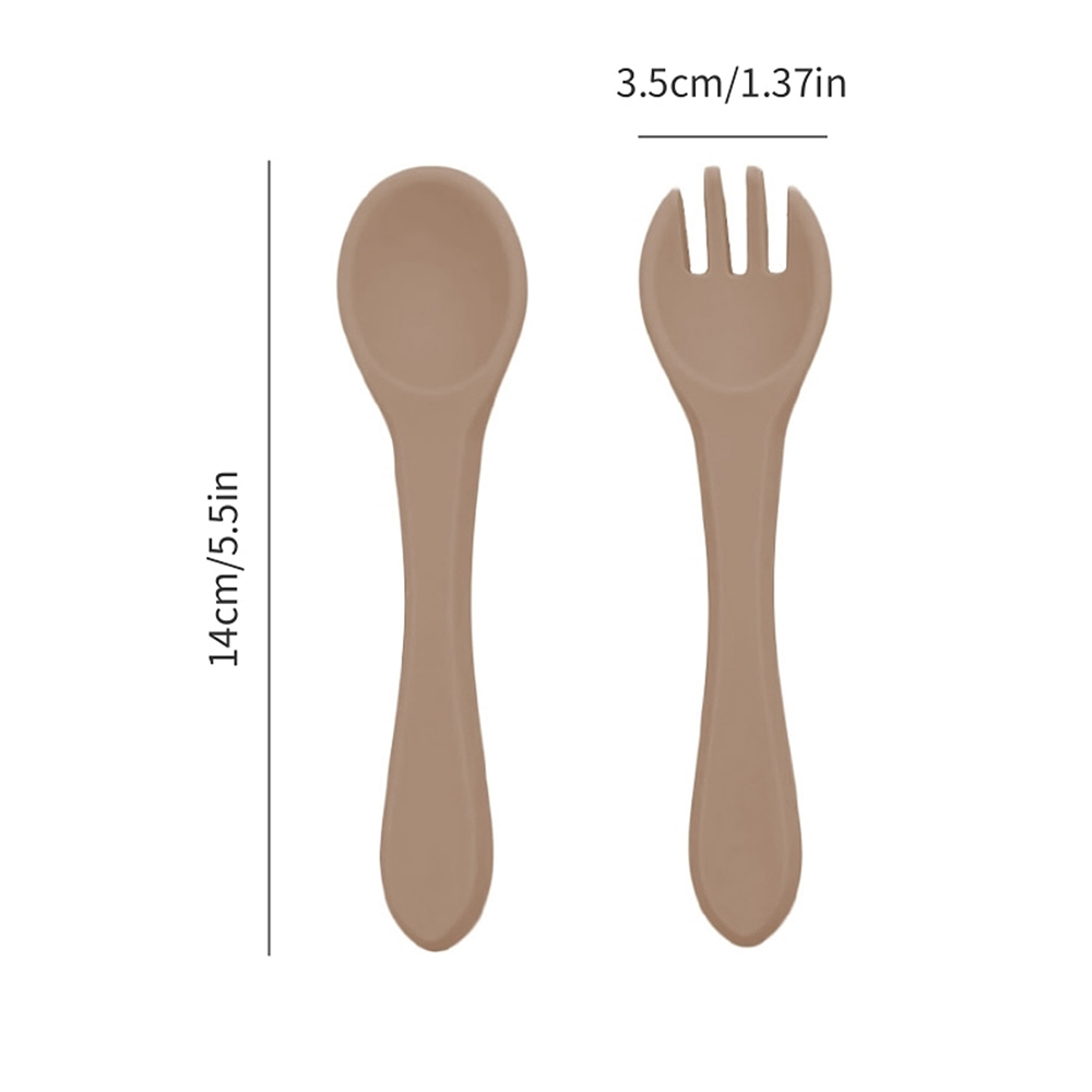 Custom Name 1 Pair Silicone Sp - Weaning Spoon Set recension och pris