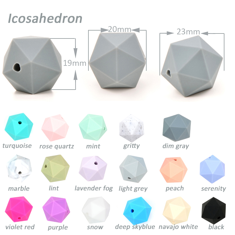 LOFCA 10pcs Icosahedron Teethe - Baby Food Toy recension och pris