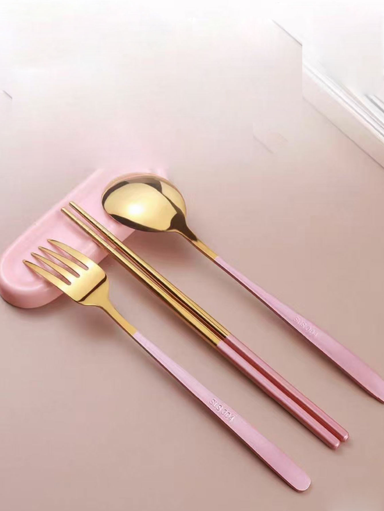 304 Stainless Steel Chopsticks - Weaning Spoon Set recension och pris