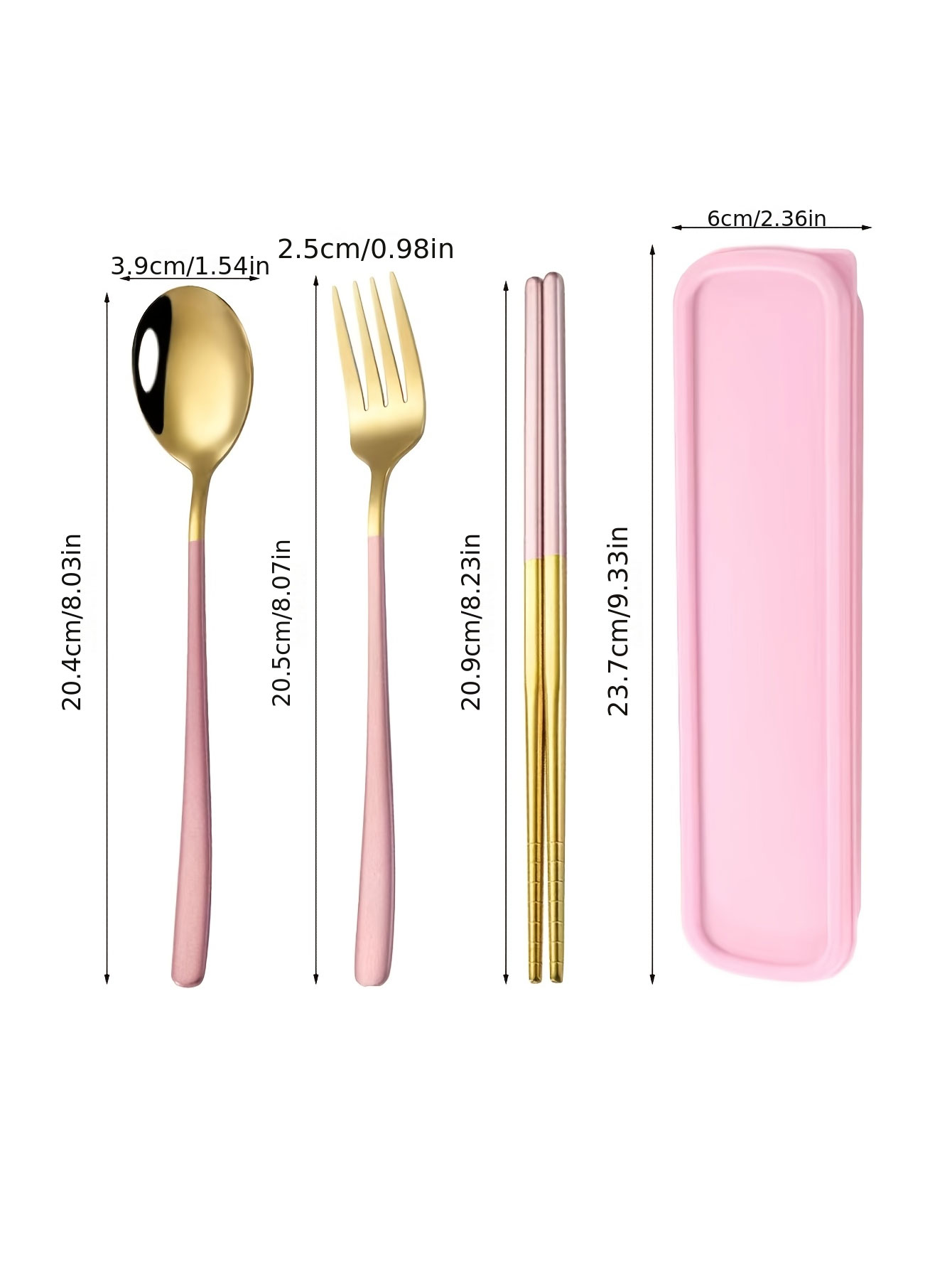 304 Stainless Steel Chopsticks - Weaning Spoon Set recension och pris