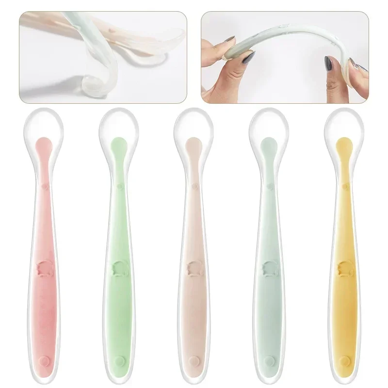 Soft Silicone Baby Spoon Toddl - Weaning Spoon Set recension och pris