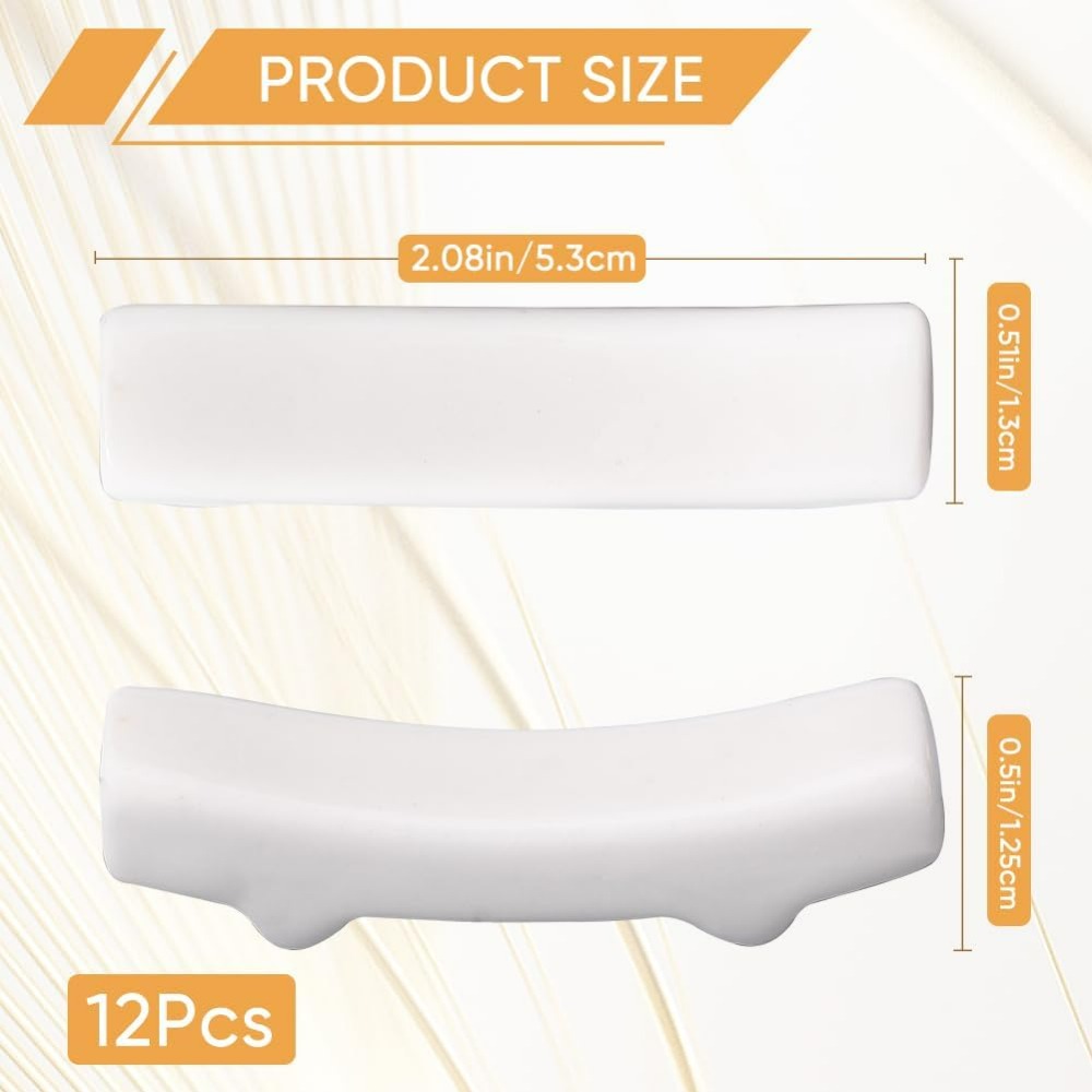 12Pcs Chopstick Rest White Jap - Weaning Spoon Set recension och pris