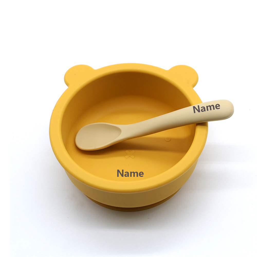 Kids' Tableware Set Bowl Spoon - Weaning Spoon Set recension och pris