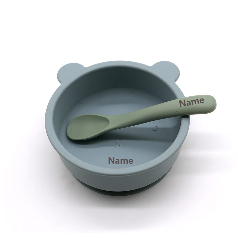 Kids' Tableware Set Bowl Spoon - Weaning Spoon Set recension och pris