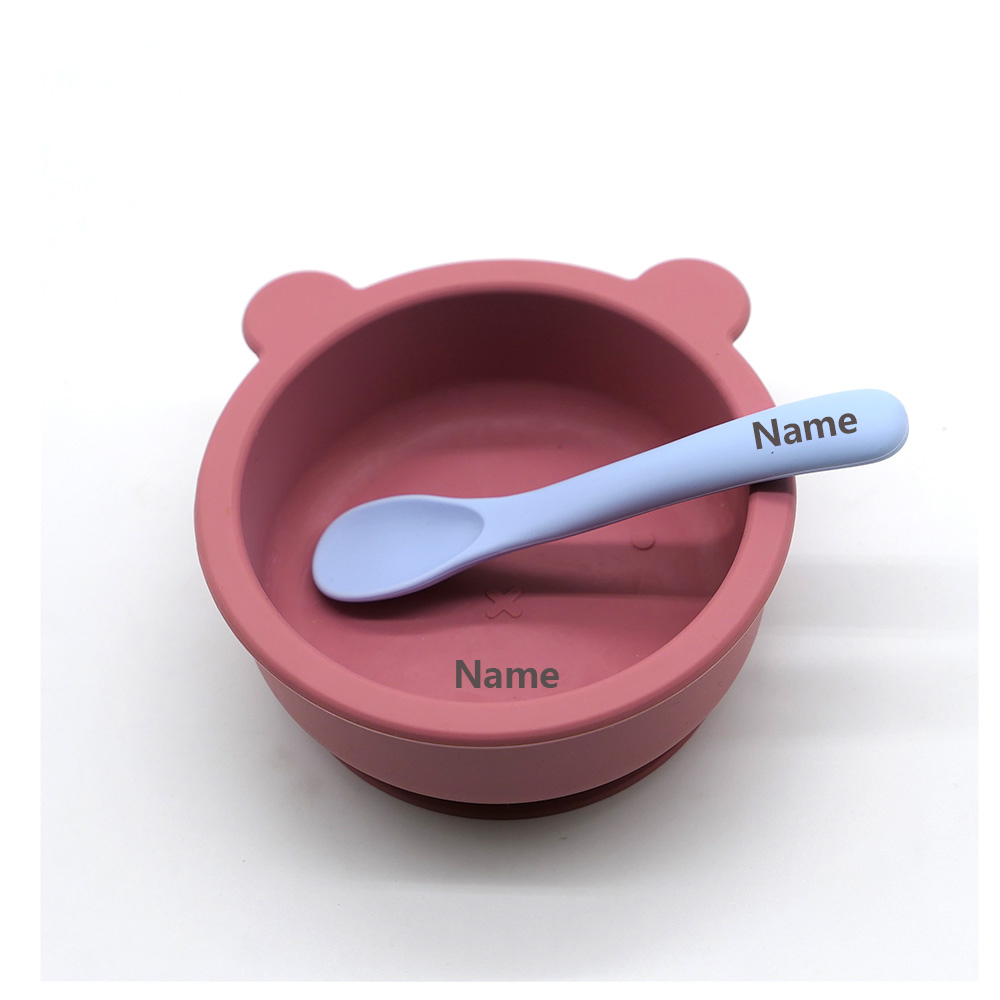 Kids' Tableware Set Bowl Spoon - Weaning Spoon Set recension och pris