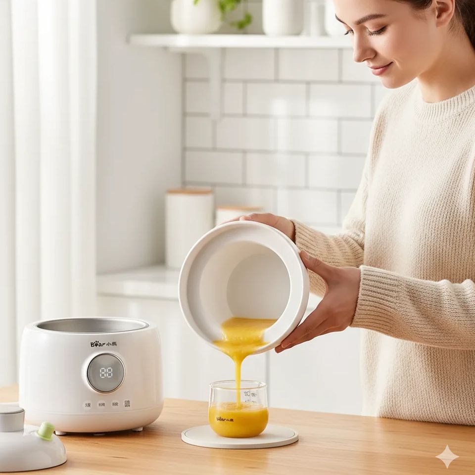 Bear Baby Food Cooker Electric - Baby Food Stew recension och pris