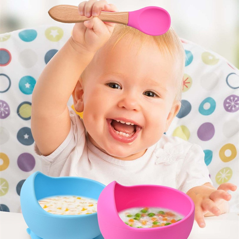 2Pcs/Set Baby Silicone Spoon F - Weaning Spoon Set recension och pris