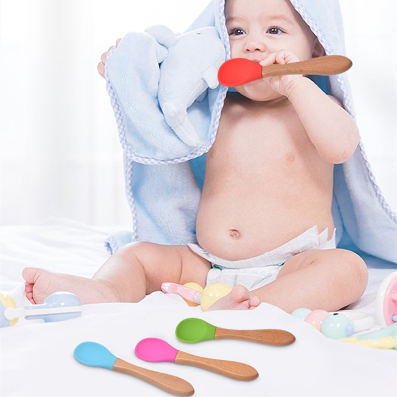 2Pcs/Set Baby Silicone Spoon F - Weaning Spoon Set recension och pris